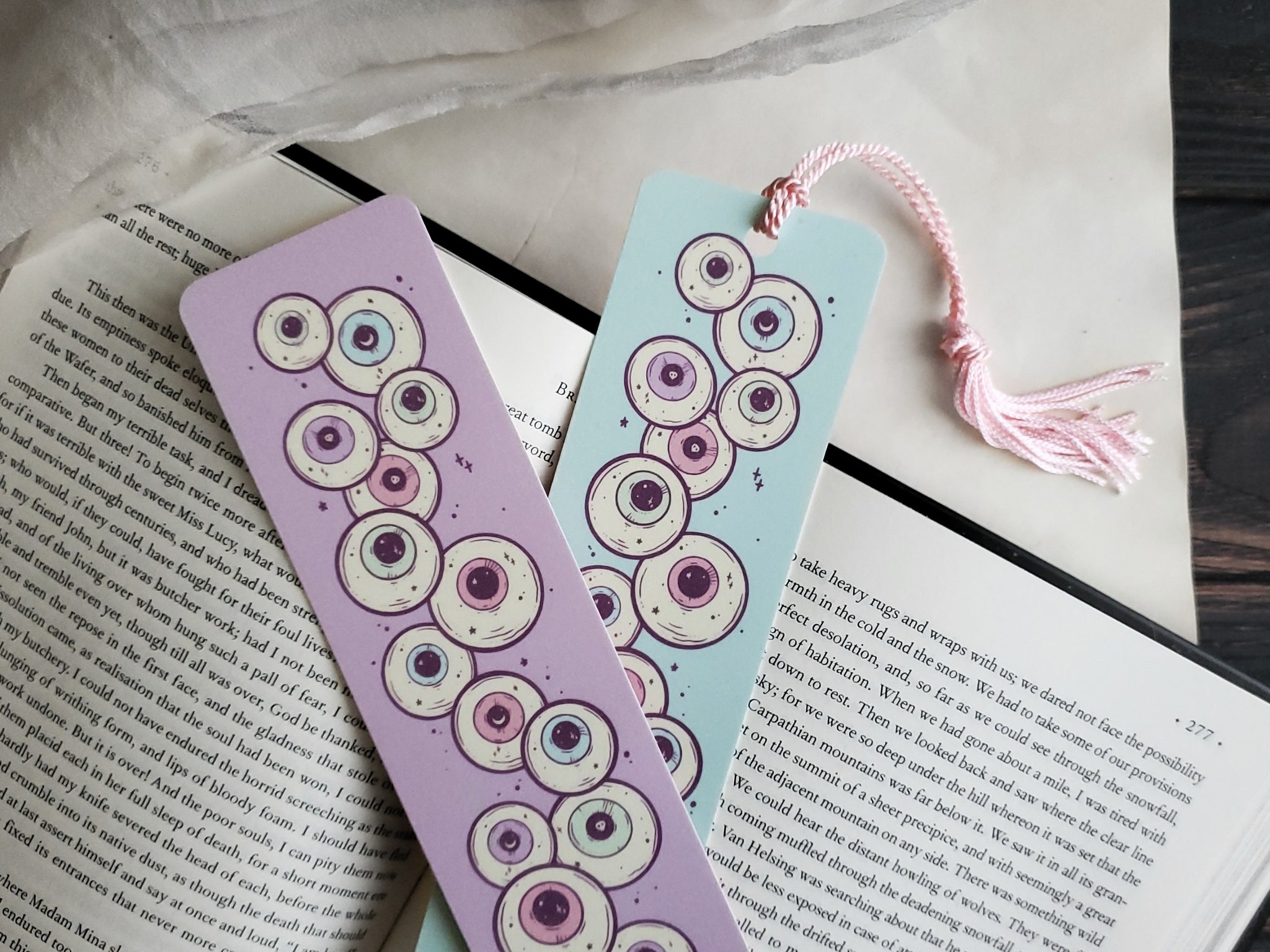Pastel Eyeballs Bookmark