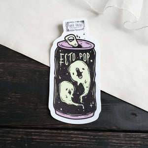Ecto Pop Ghost Soda Sticker