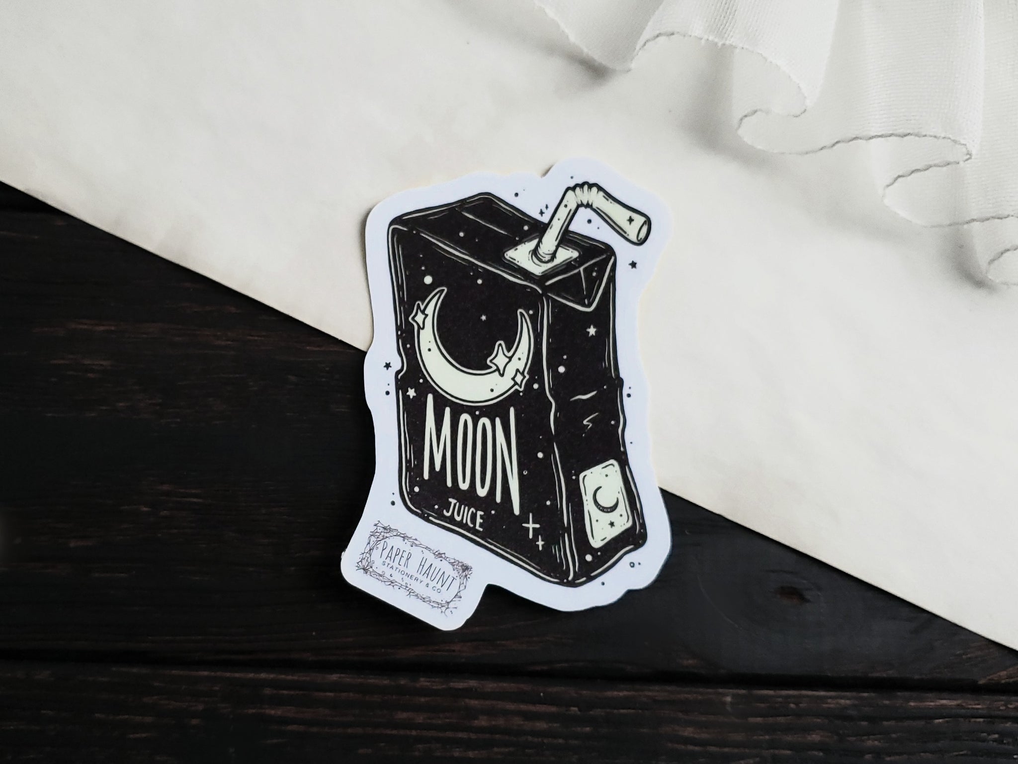Moon Juice box Sticker