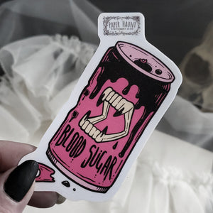 Blood Sugar Vampire Soda Sticker