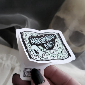Marshmallow Boos Ghost Candy Sticker