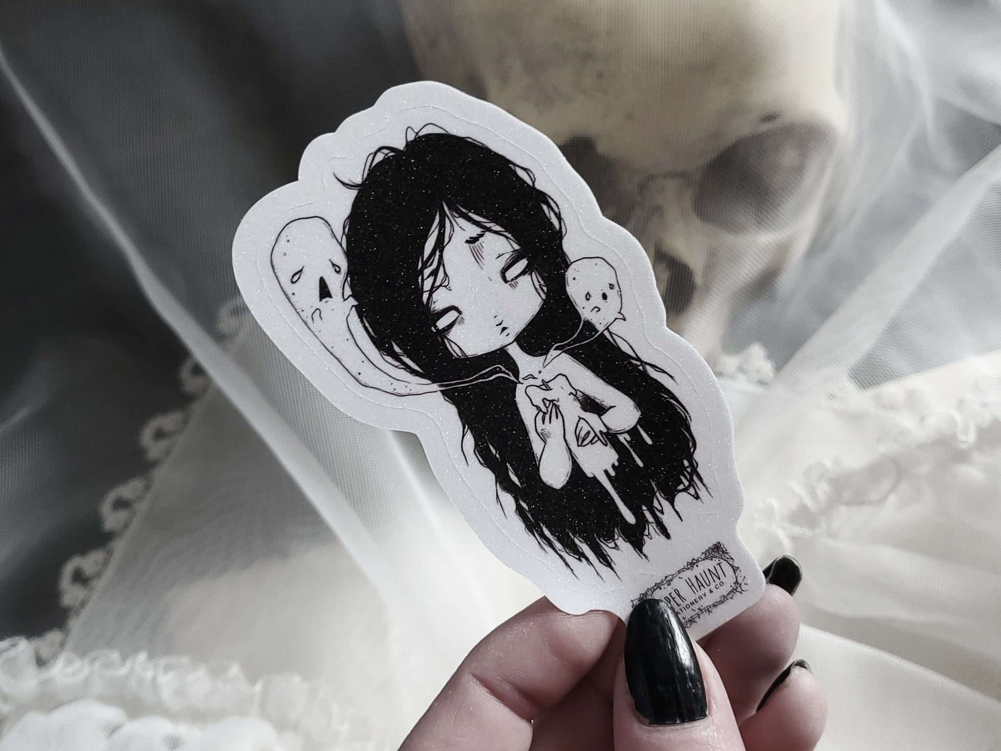 Ghost Girl Sticker