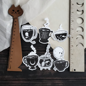 Spooky Brew TEA sticker pack