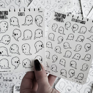 Ghost STICKER sheets
