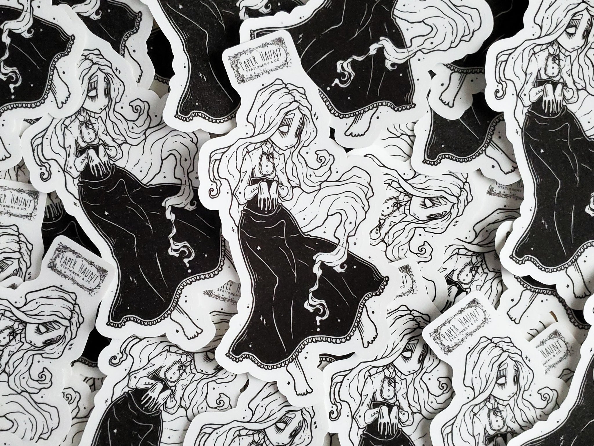 Ghost Girl sticker