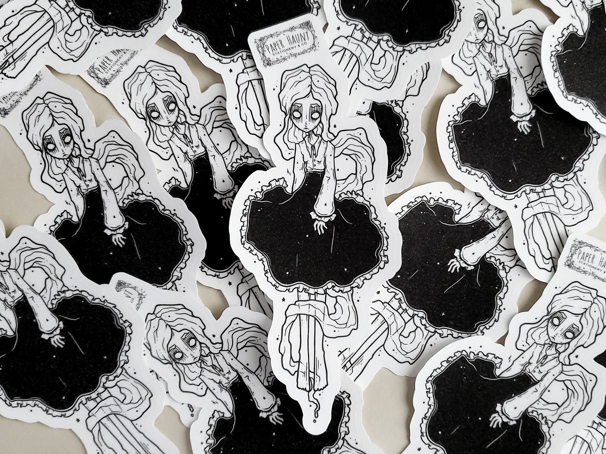 Ghost Girl sticker