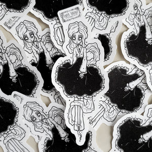 Ghost Girl sticker