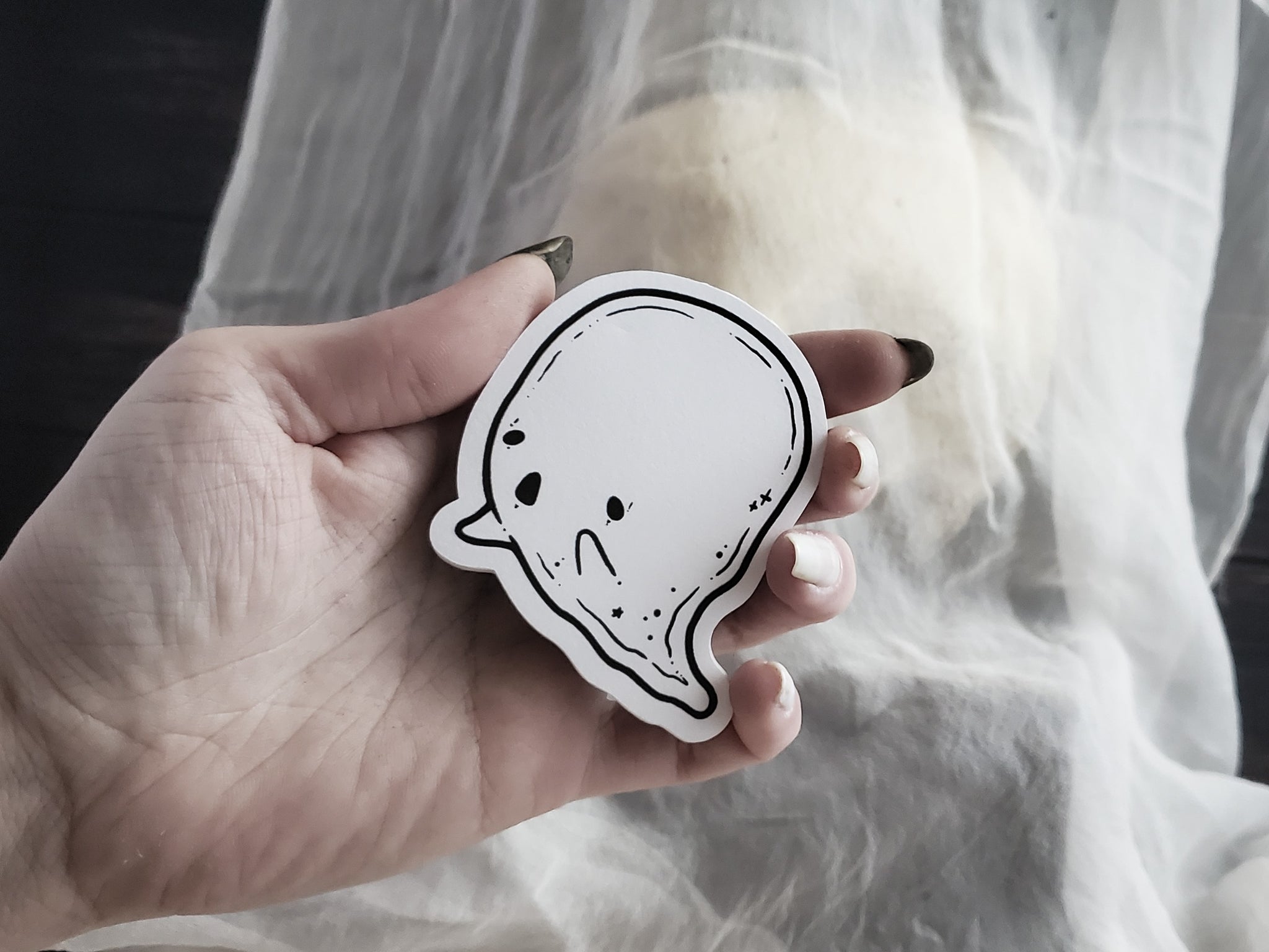 Cute Ghost mini Note Pad