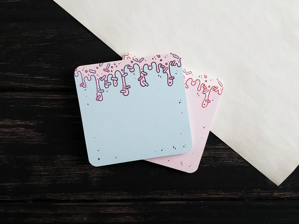 Pastel Sprinkle Sticky Note – Paper Haunt / White Stag Art