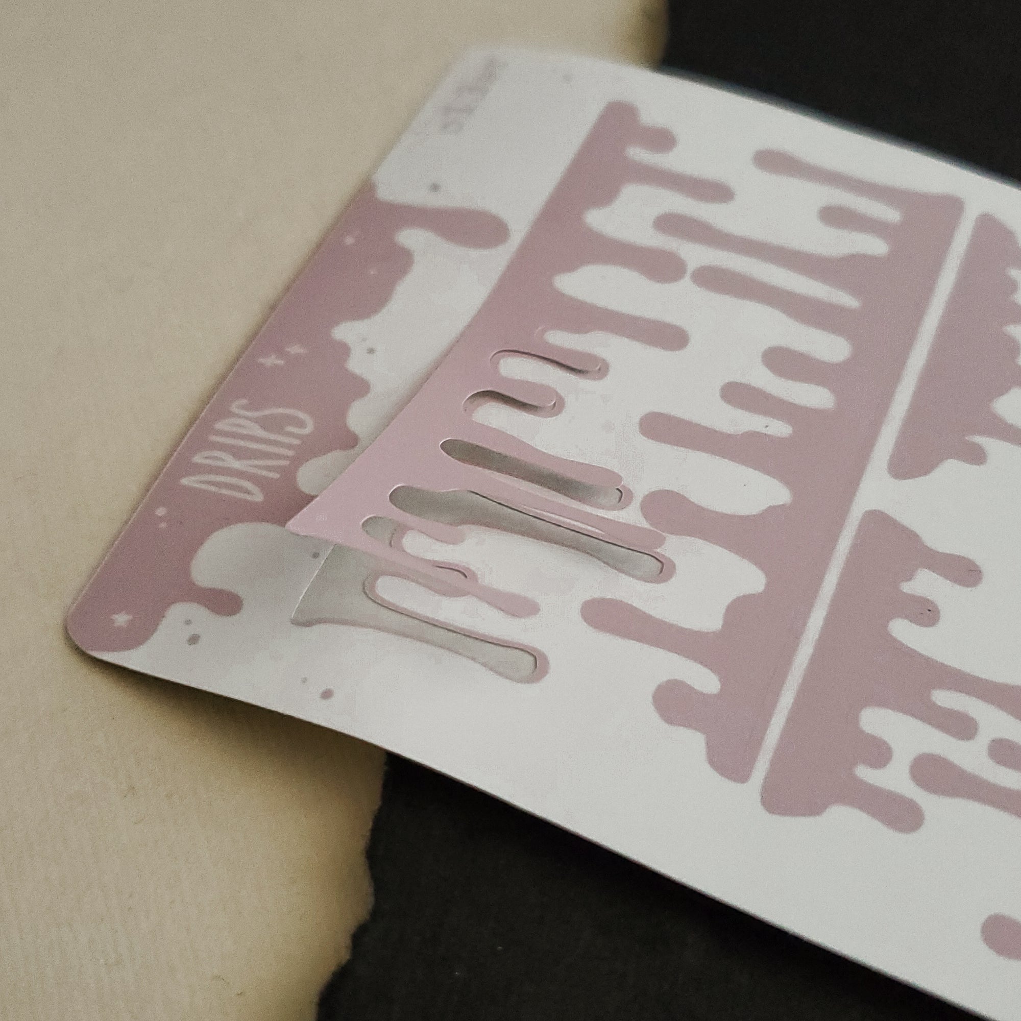 Sticky Drip Sticker Pastel Drip sticker sheets – Lowbrow Misfits / White Stag Art