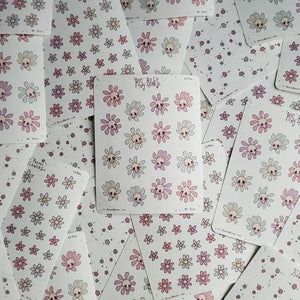 Pastel Skull Flower sticker sheets
