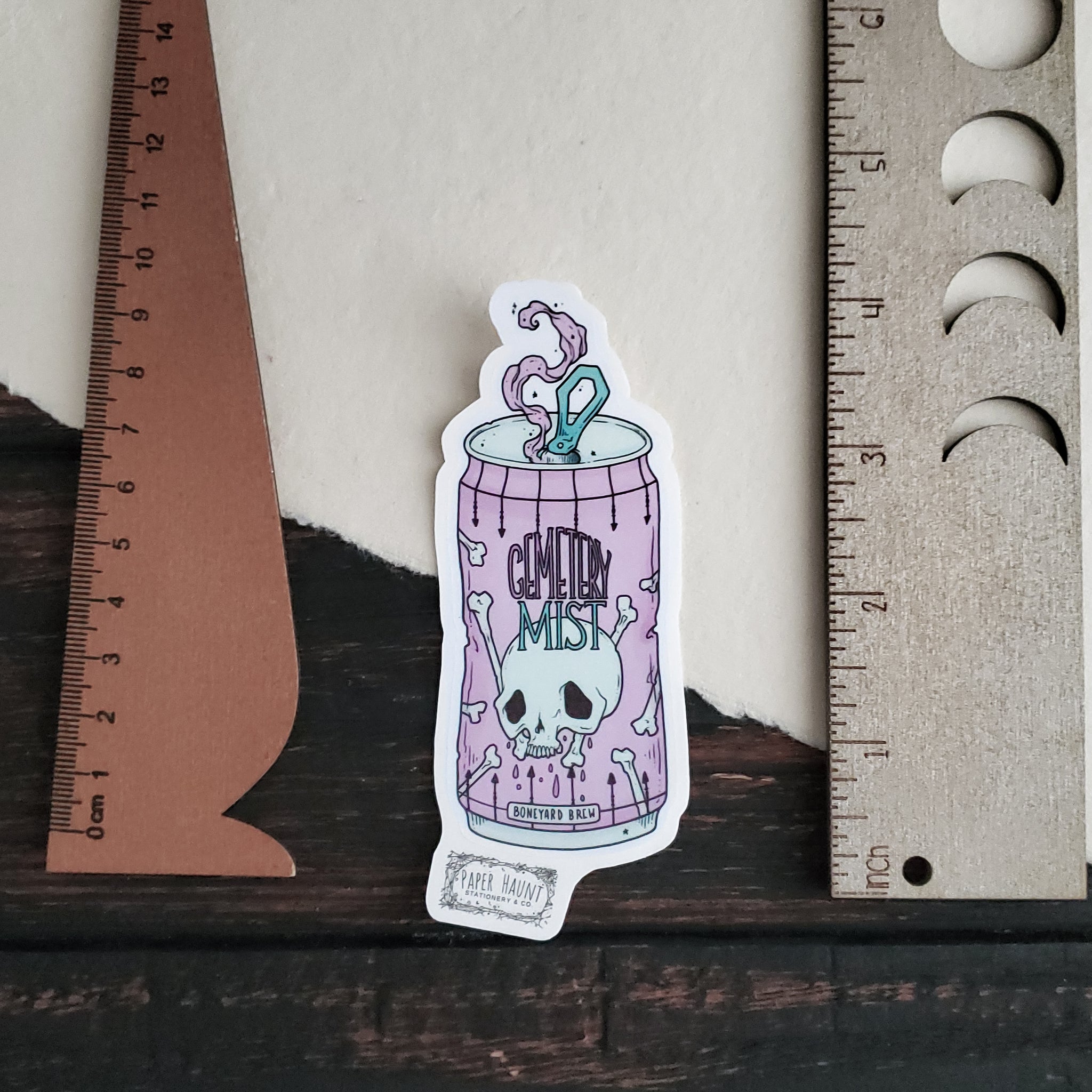 Bones Can Soda Sticker