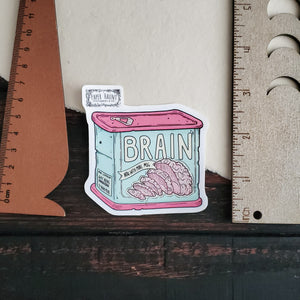 Brain Can sticker