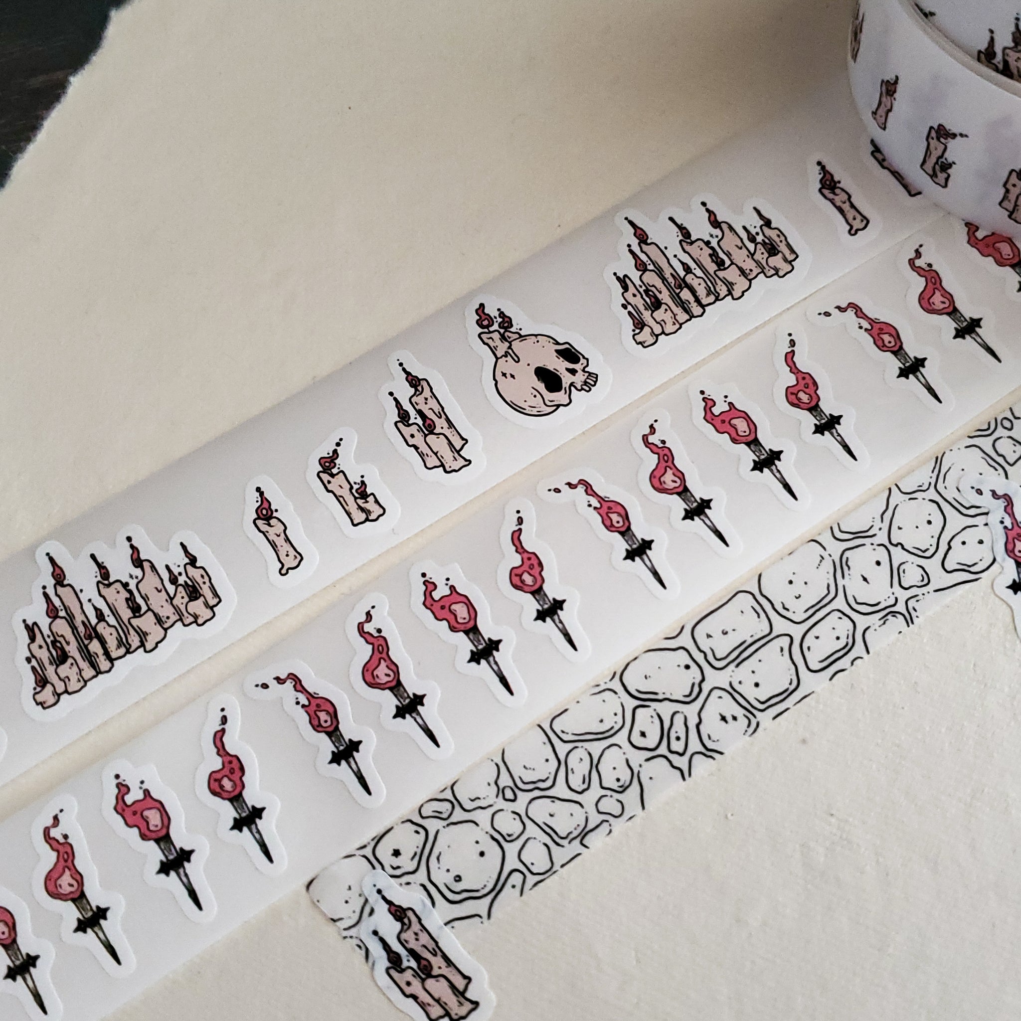 Vampire's Crypt Washi tape and Stickers