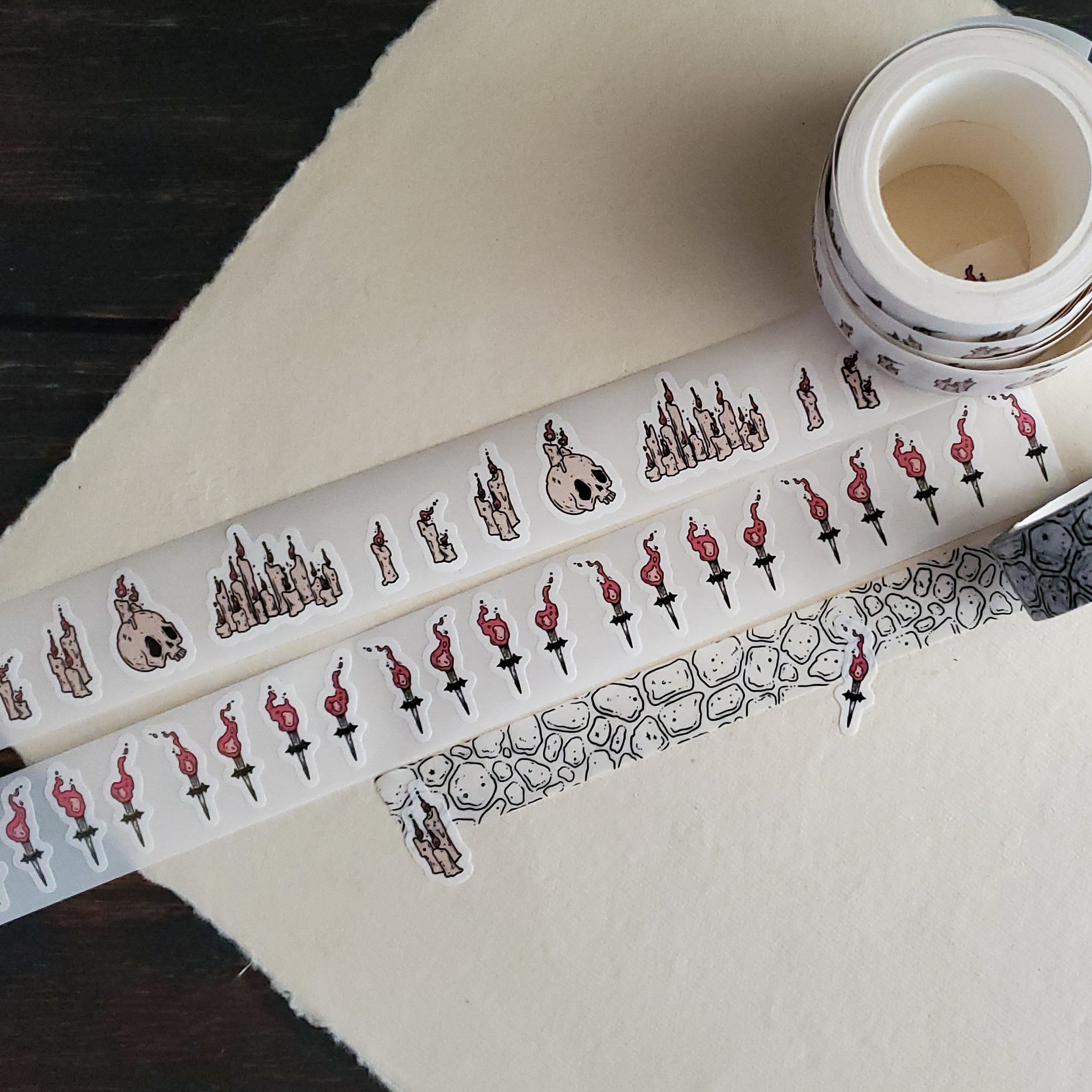 Vampire's Crypt Washi tape and Stickers