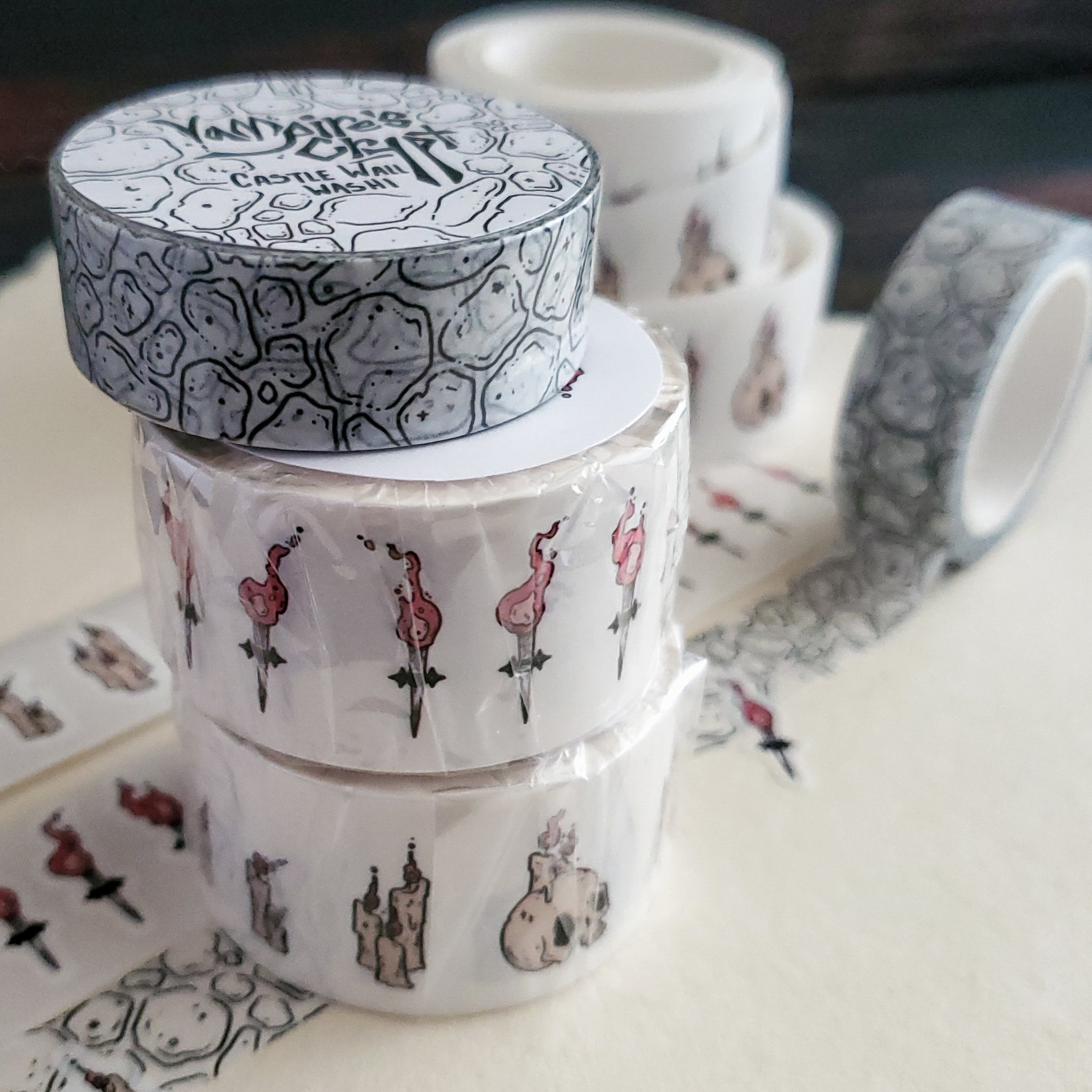 Vampire's Crypt Washi tape and Stickers