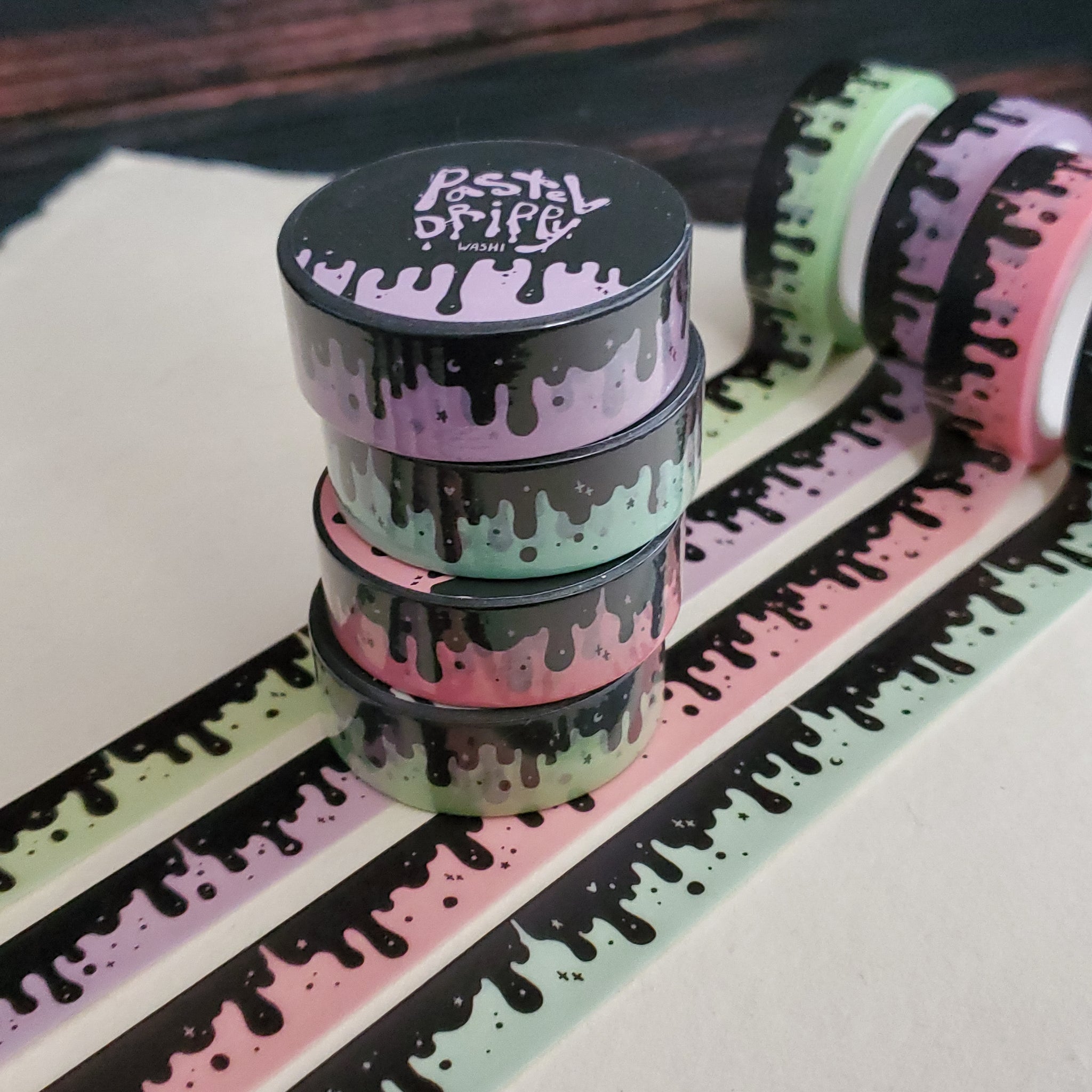 Pastel Drip Washi tape