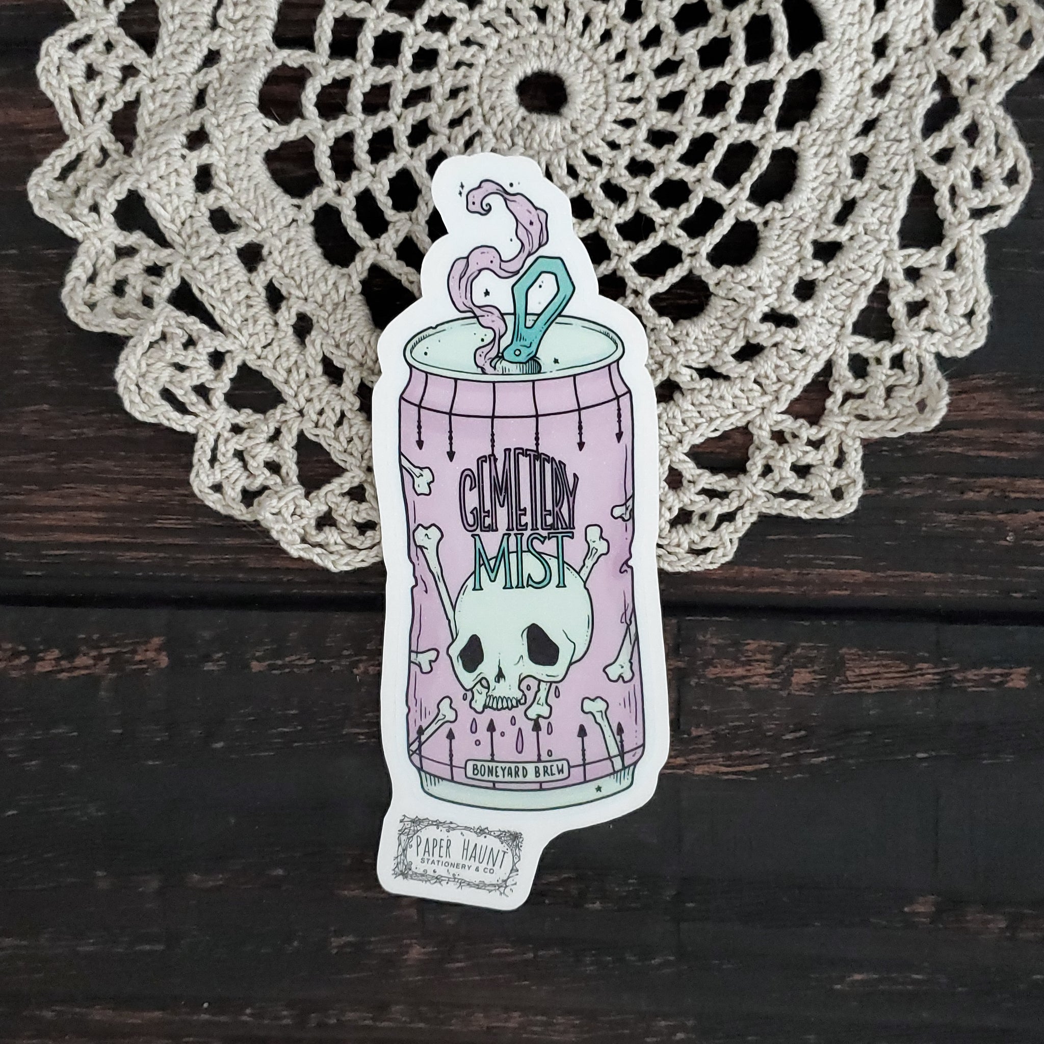 Bones Can Soda Sticker