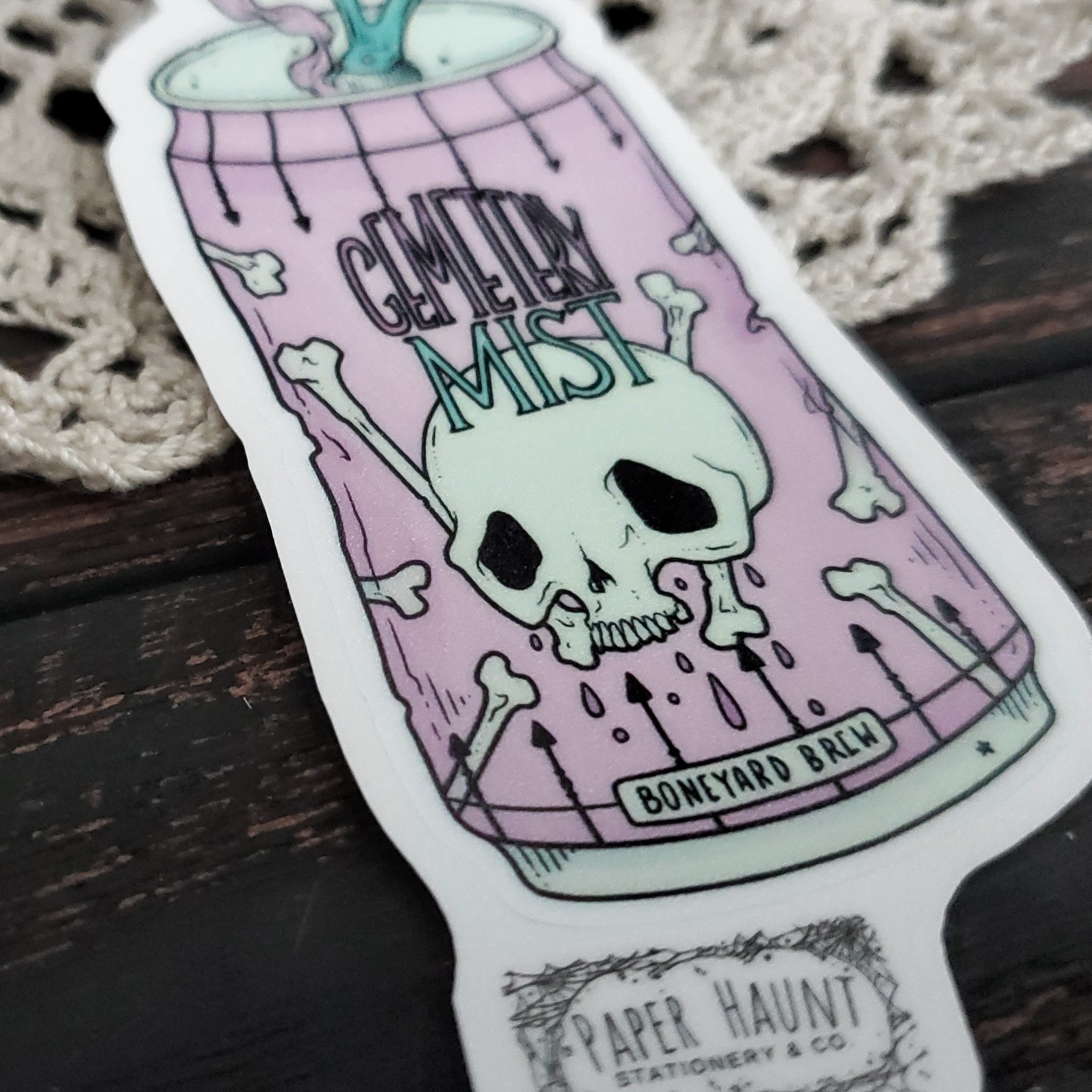 Bones Can Soda Sticker