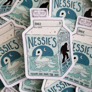 Nessie's Milk sticker- Loch ness