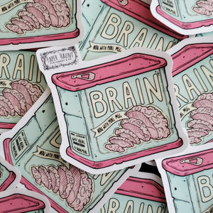 Brain Can sticker