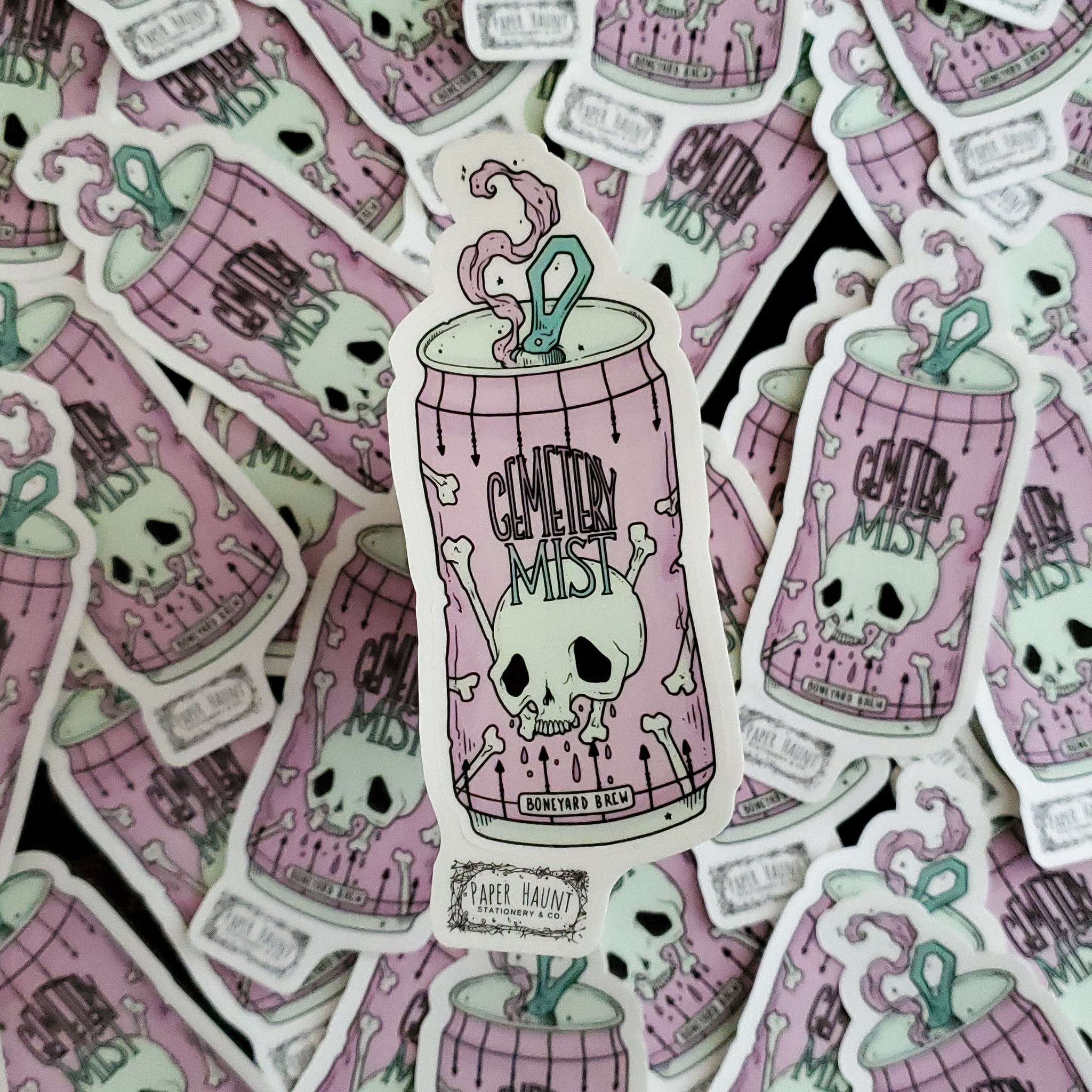 Bones Can Soda Sticker