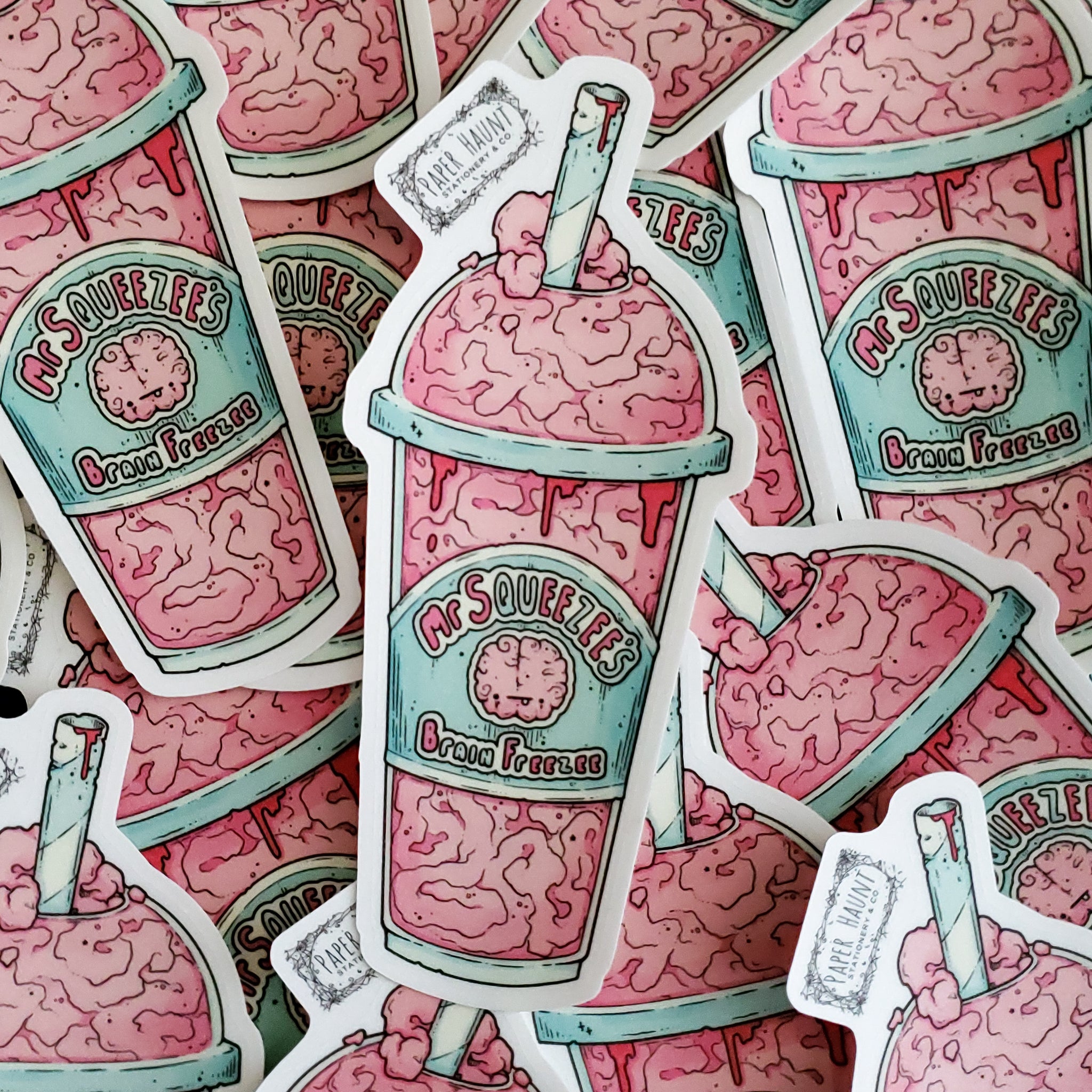 Brain Slushie Sticker