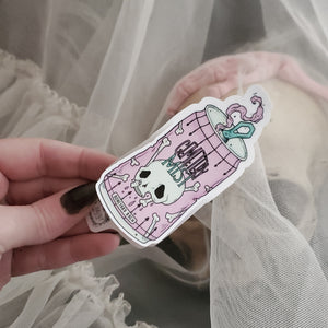 Bones Can Soda Sticker