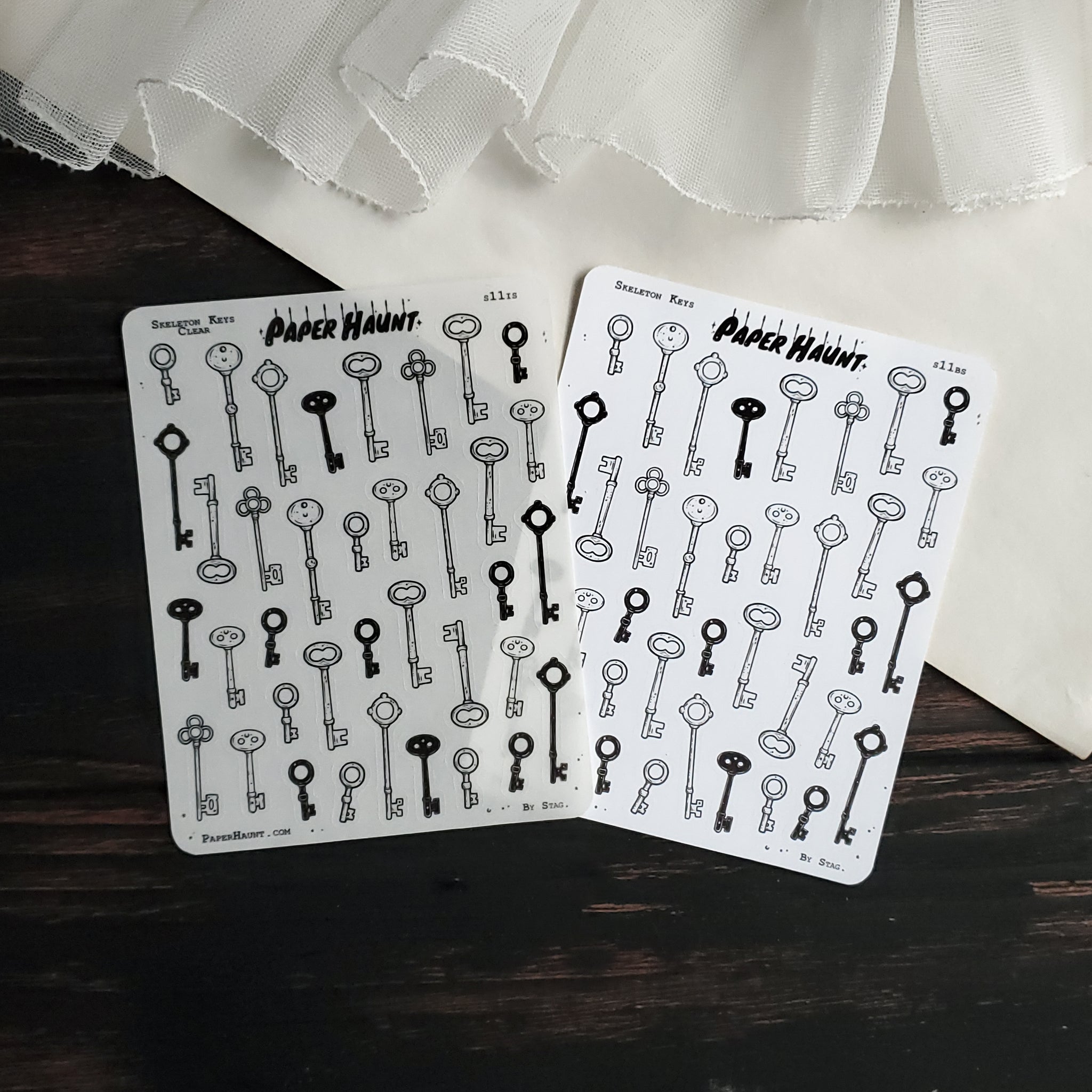 Skeleton Keys STICKER sheet set