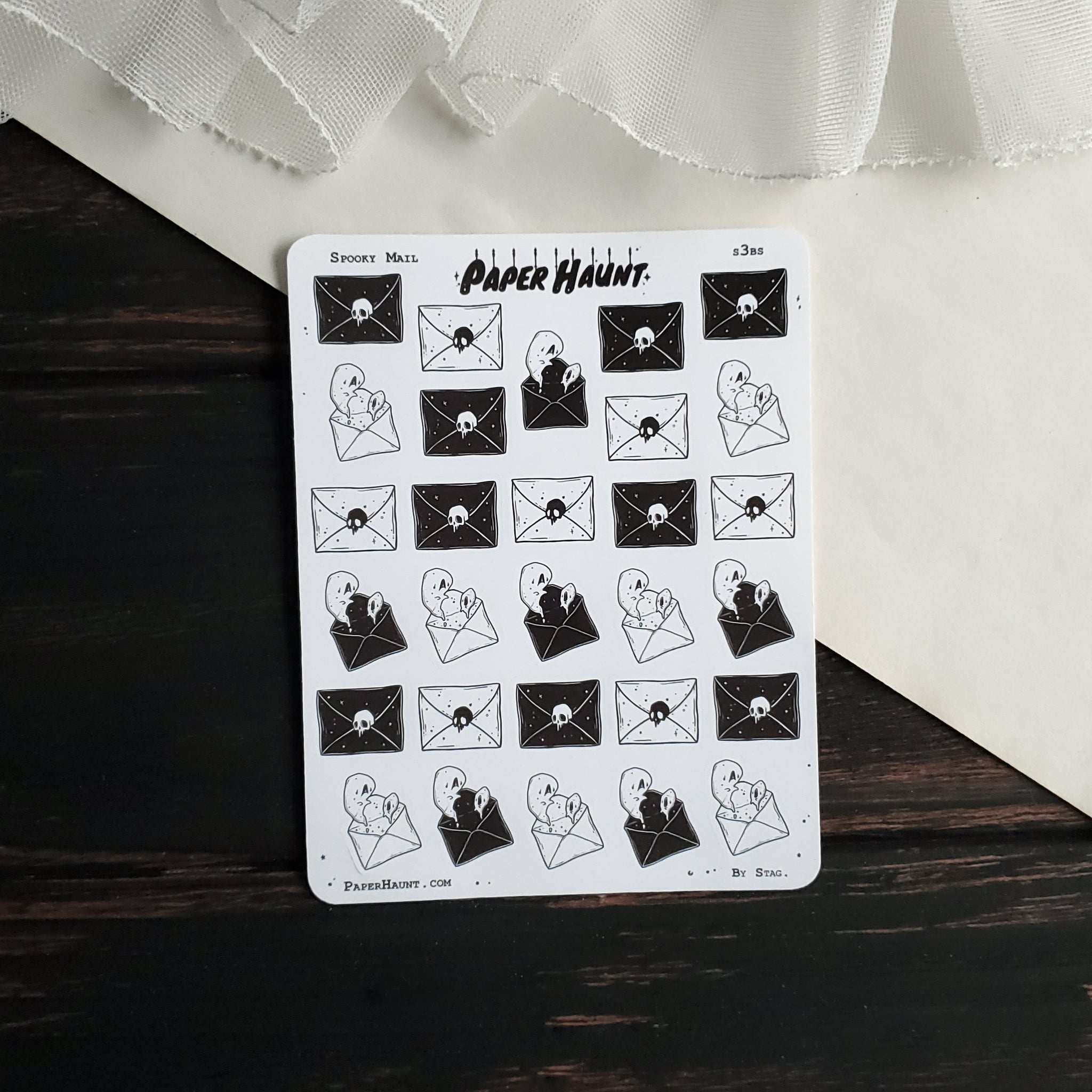 Spooky Mail STICKER sheet