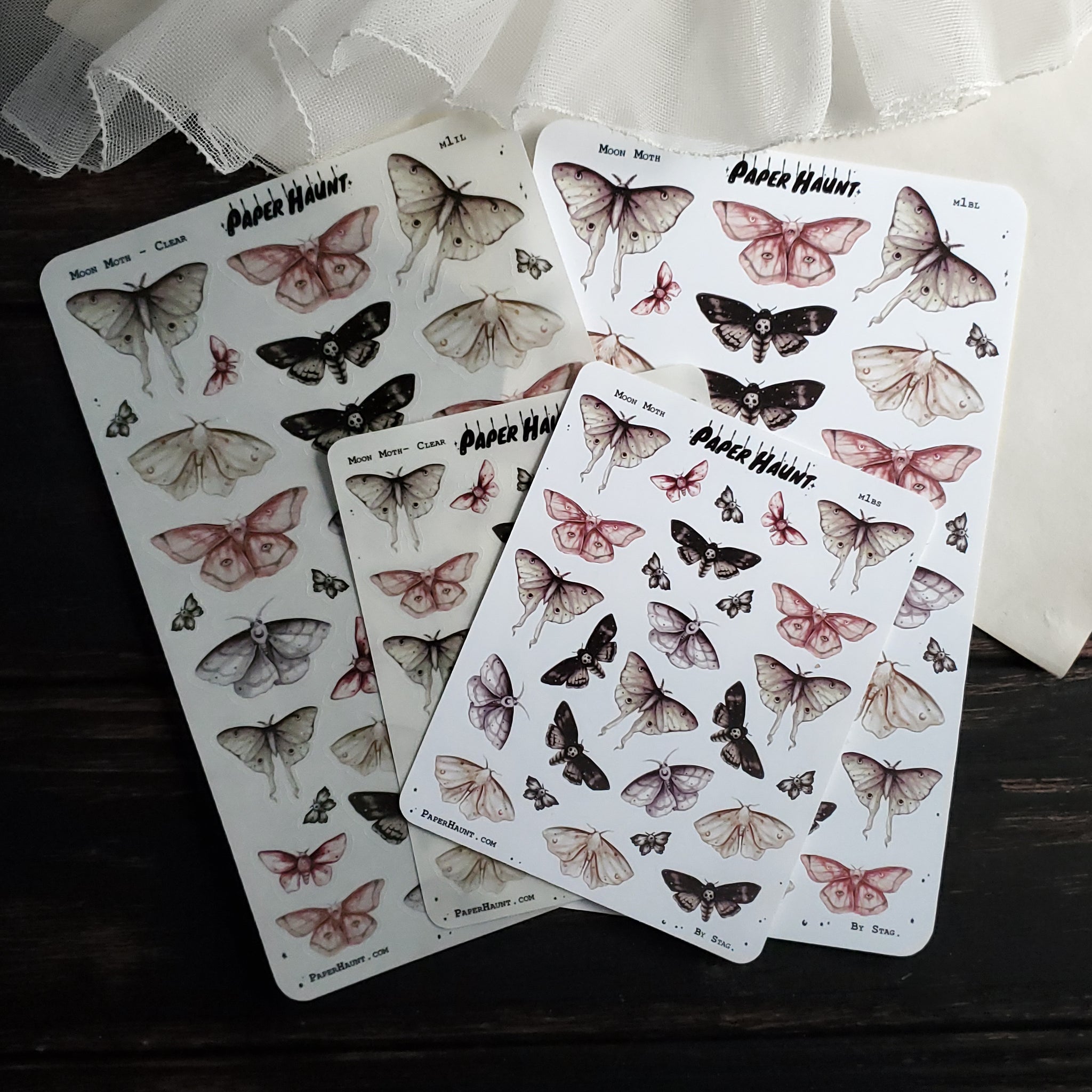 Moon moth STICKER sheet