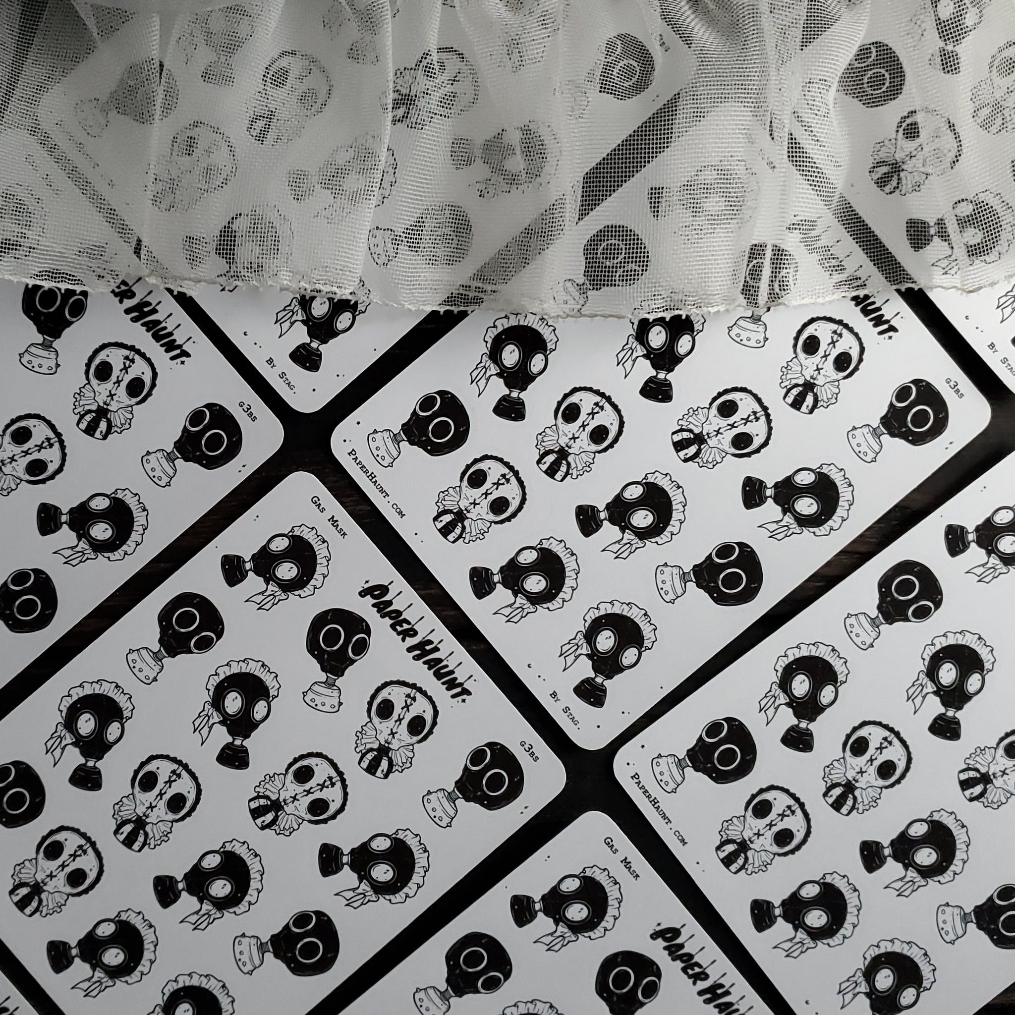 Gas Mask STICKER sheet