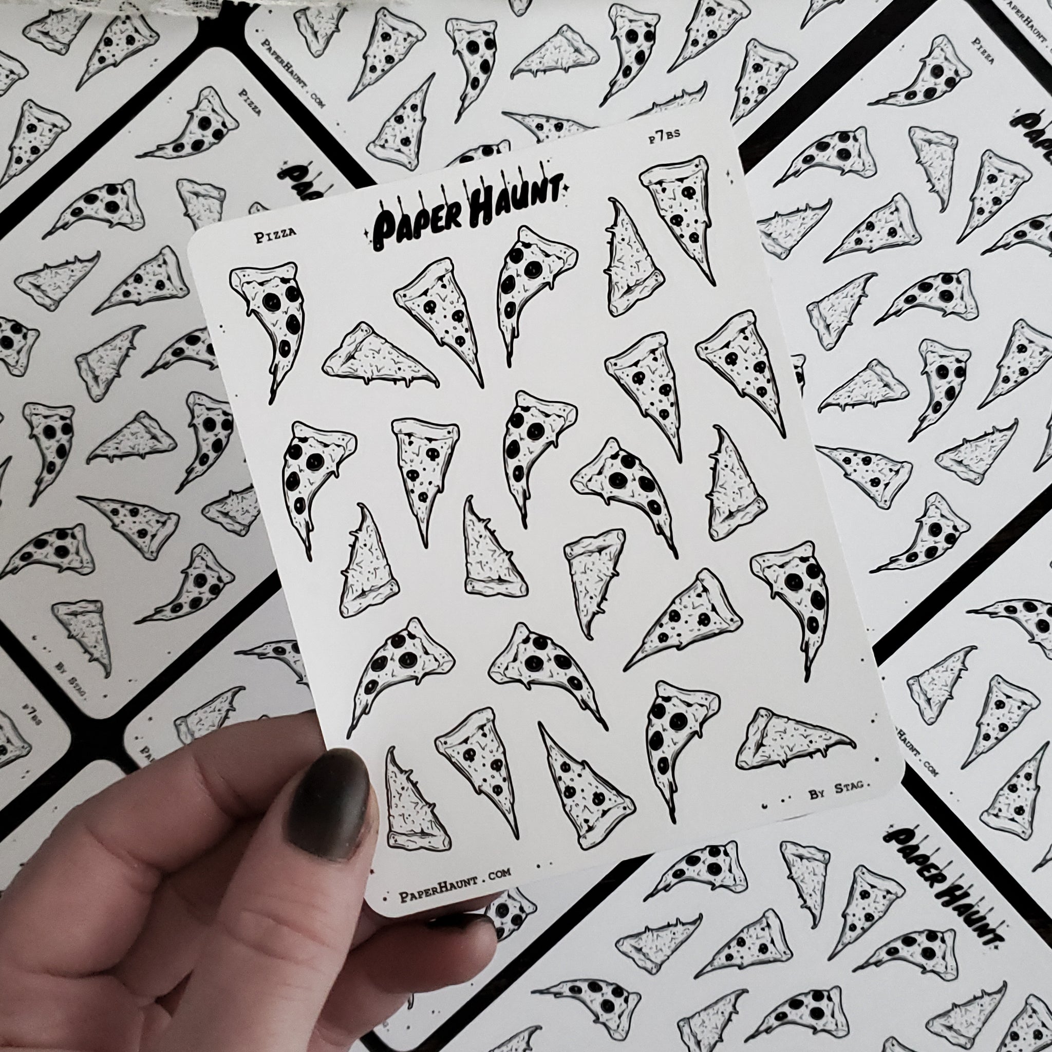 Pizza STICKER sheet