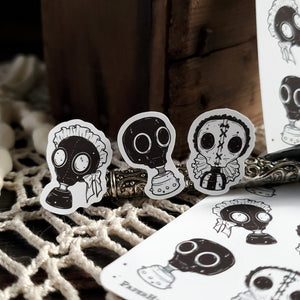 Gas Mask STICKER sheet