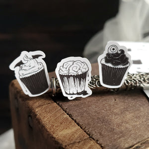 Creepy Cupcake STICKER sheet