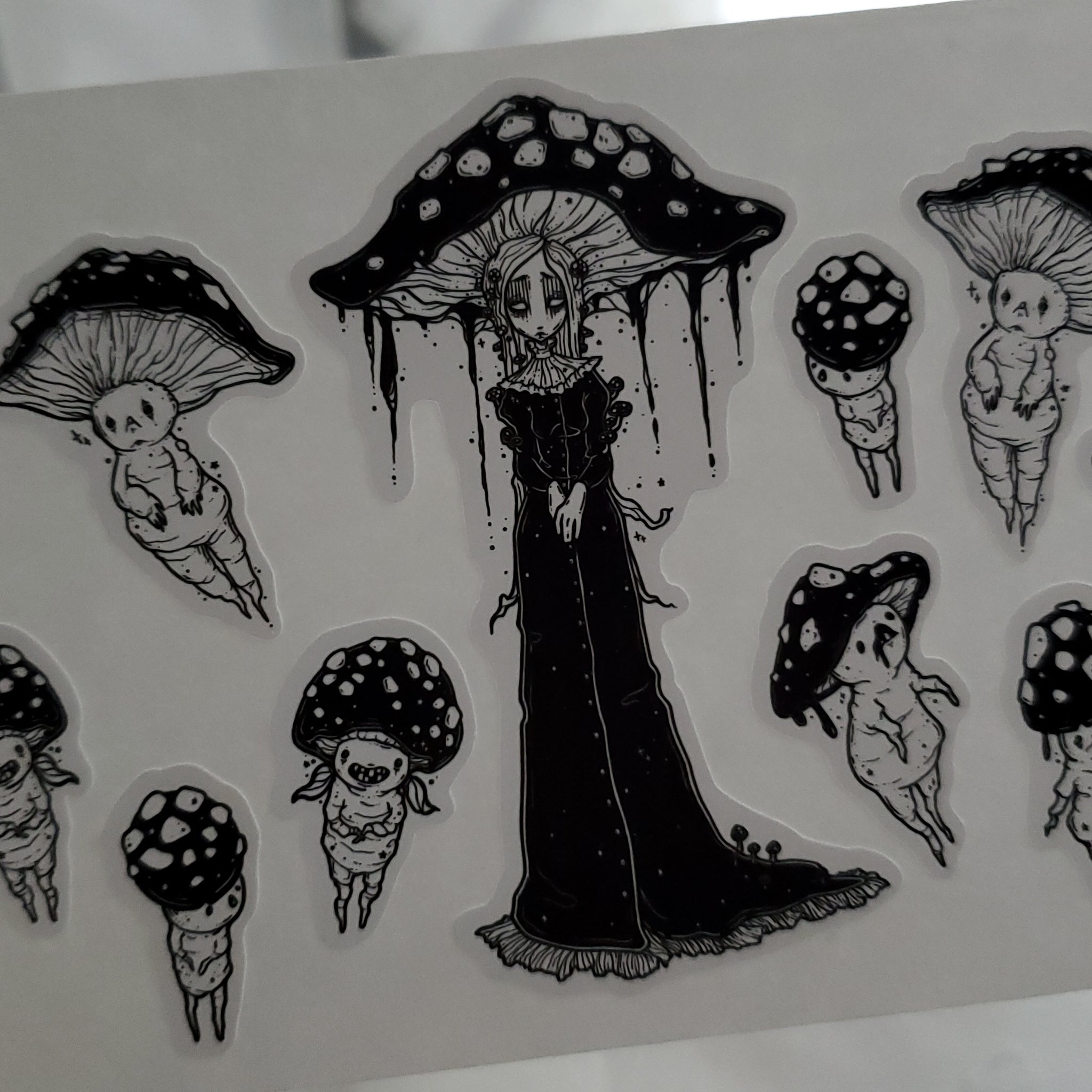 Mushroom Garden sticker sheet