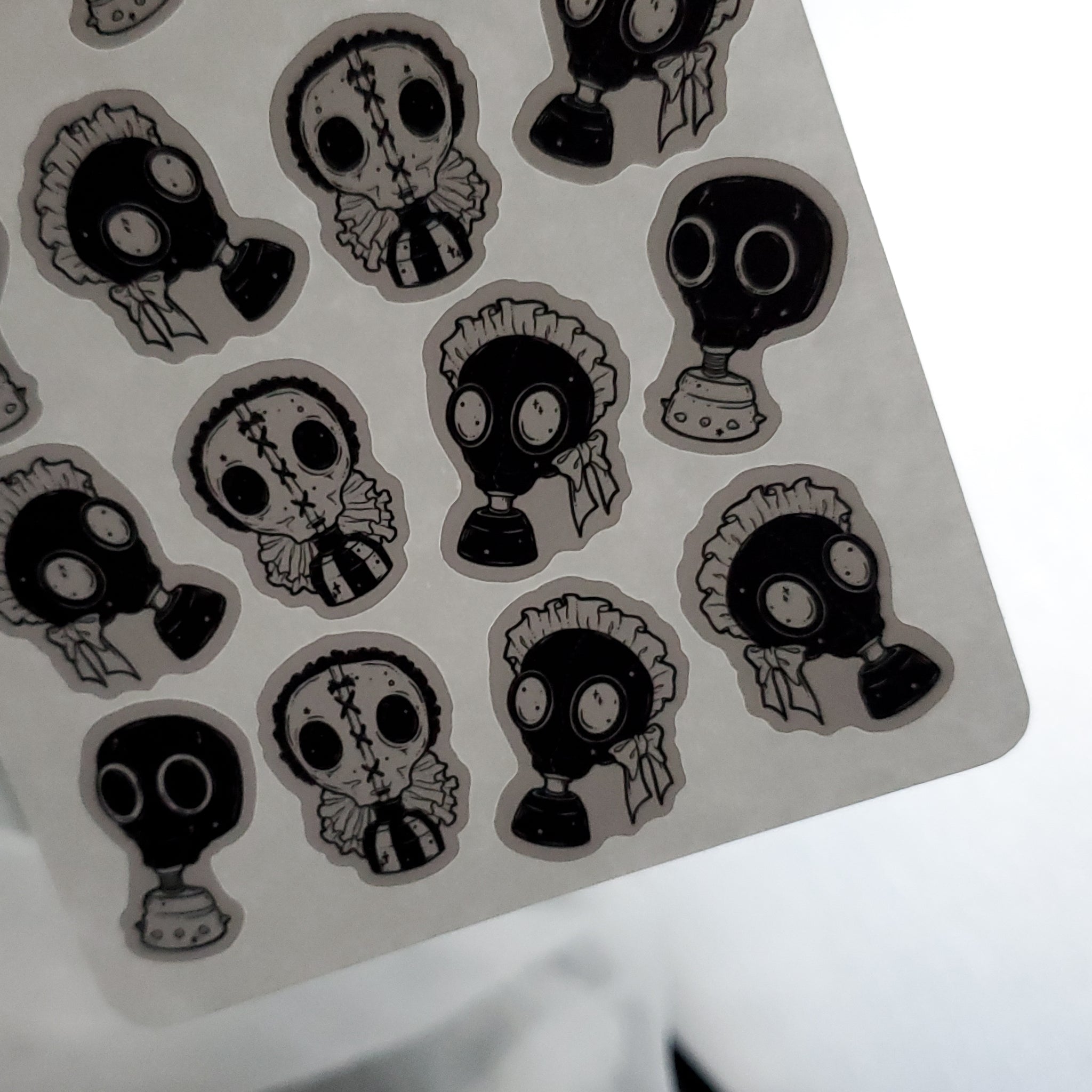 Gas Mask STICKER sheet