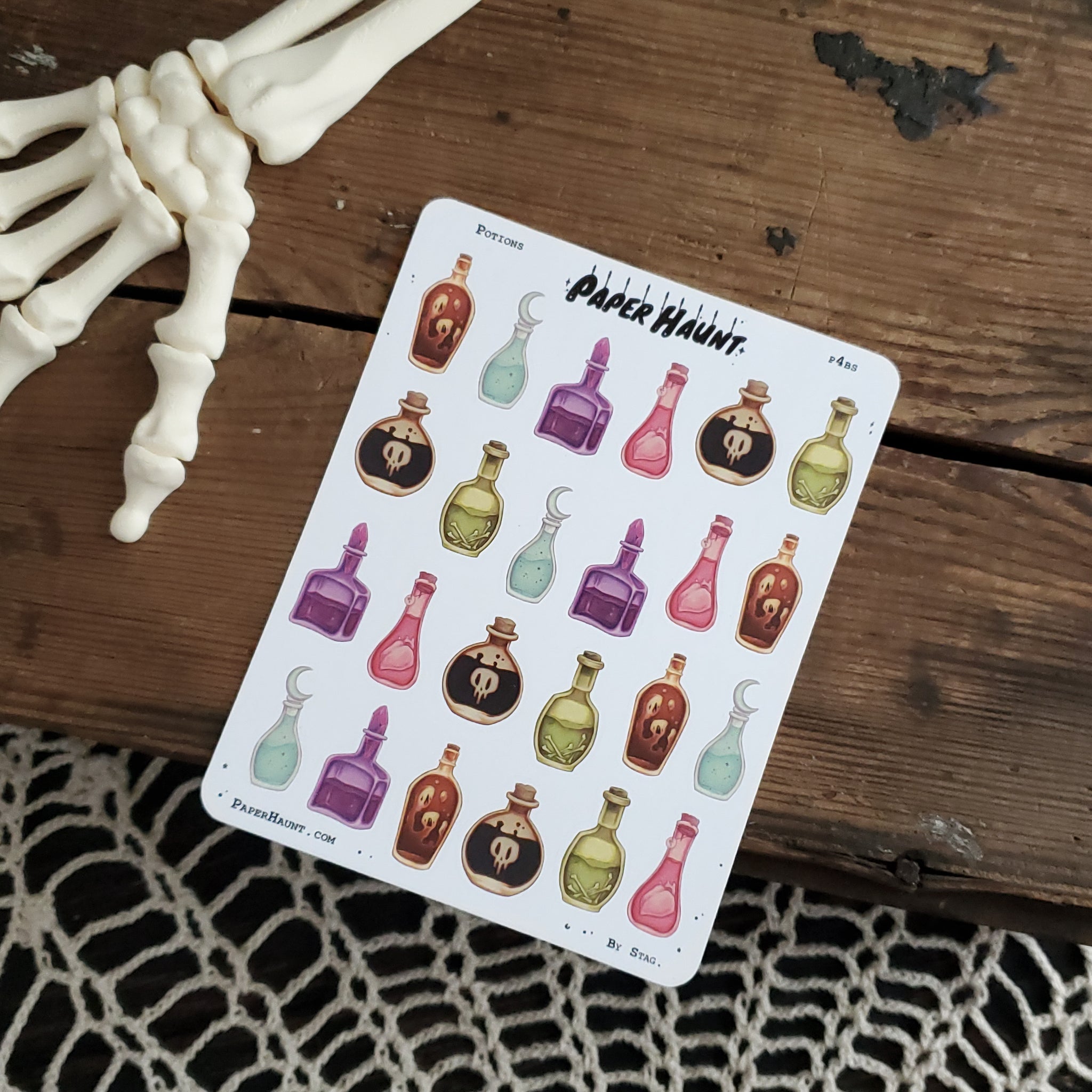 Potion bottle STICKER sheet