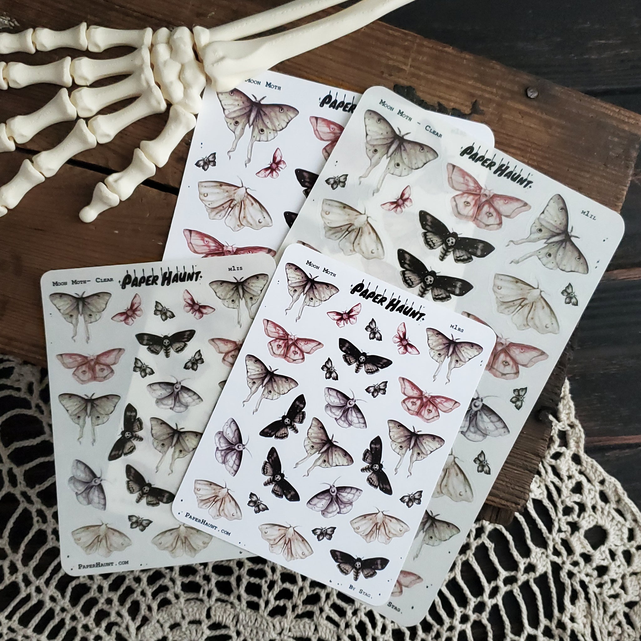 Moon moth STICKER sheet