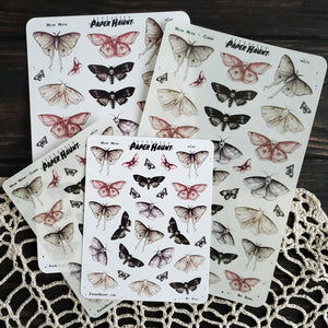 Moon moth STICKER sheet