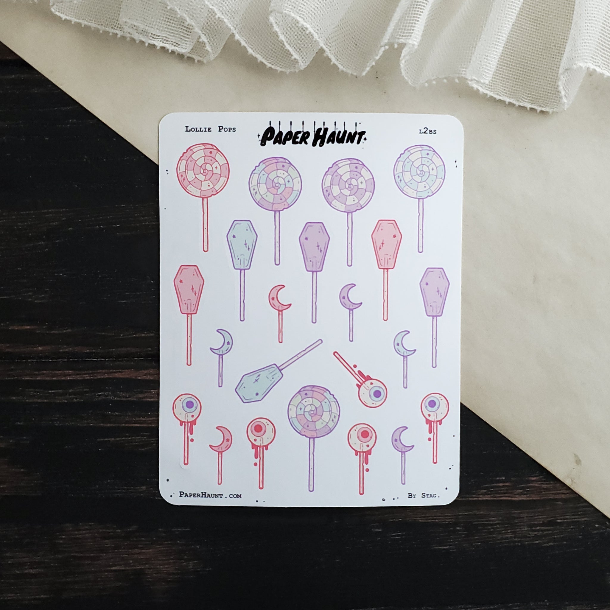 Lollie Pop sticker sheet