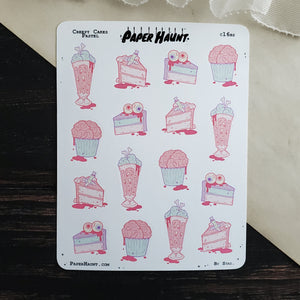 Cake sticker sheet