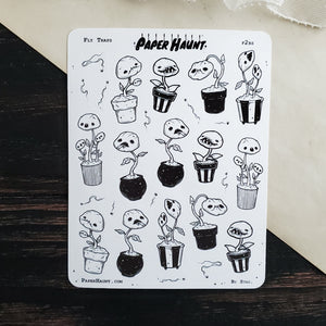 Fly Trap STICKER sheet