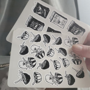 Spooky Cereal STICKER sheet