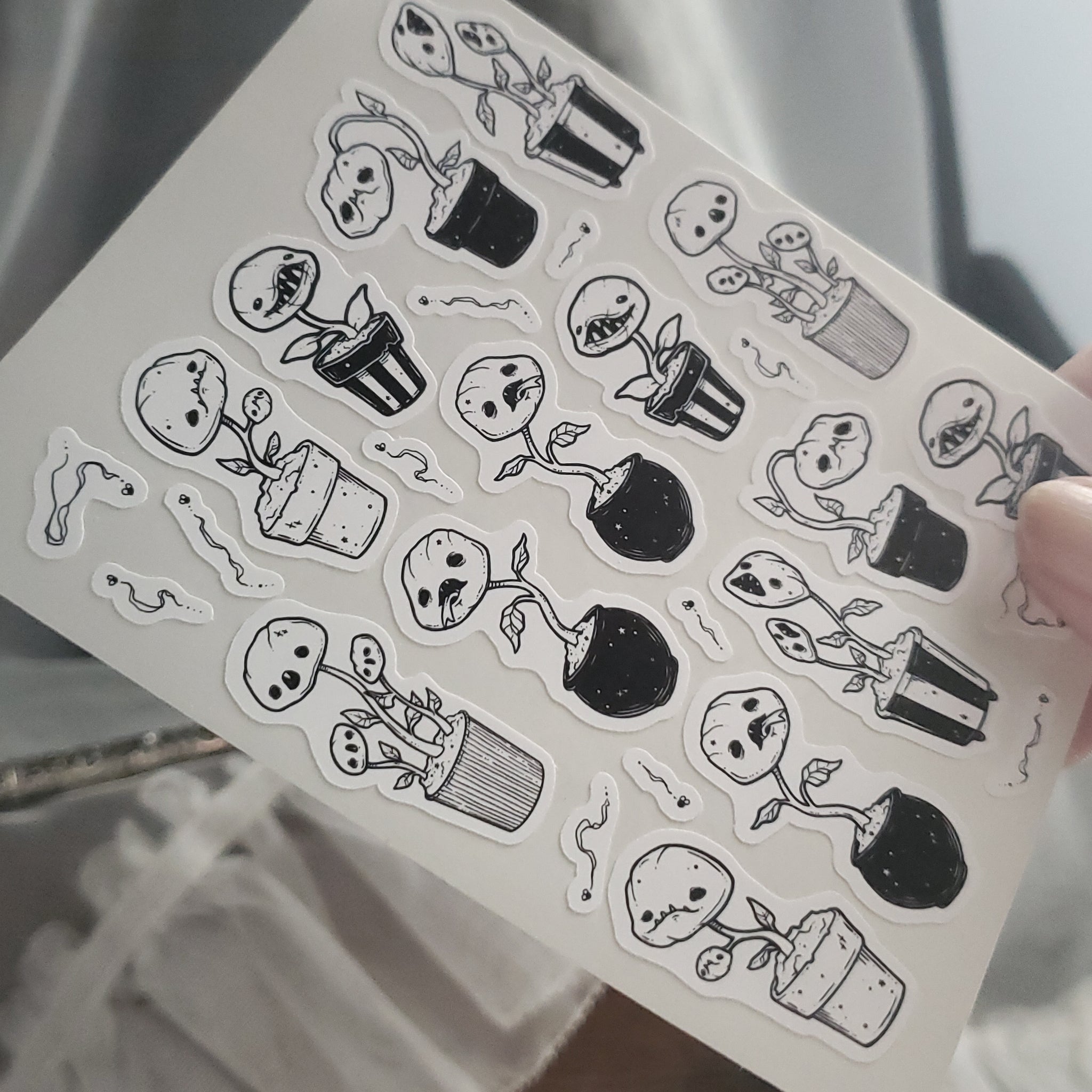 Fly Trap STICKER sheet