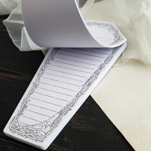 Dark Forest Coffin Lined Notepad