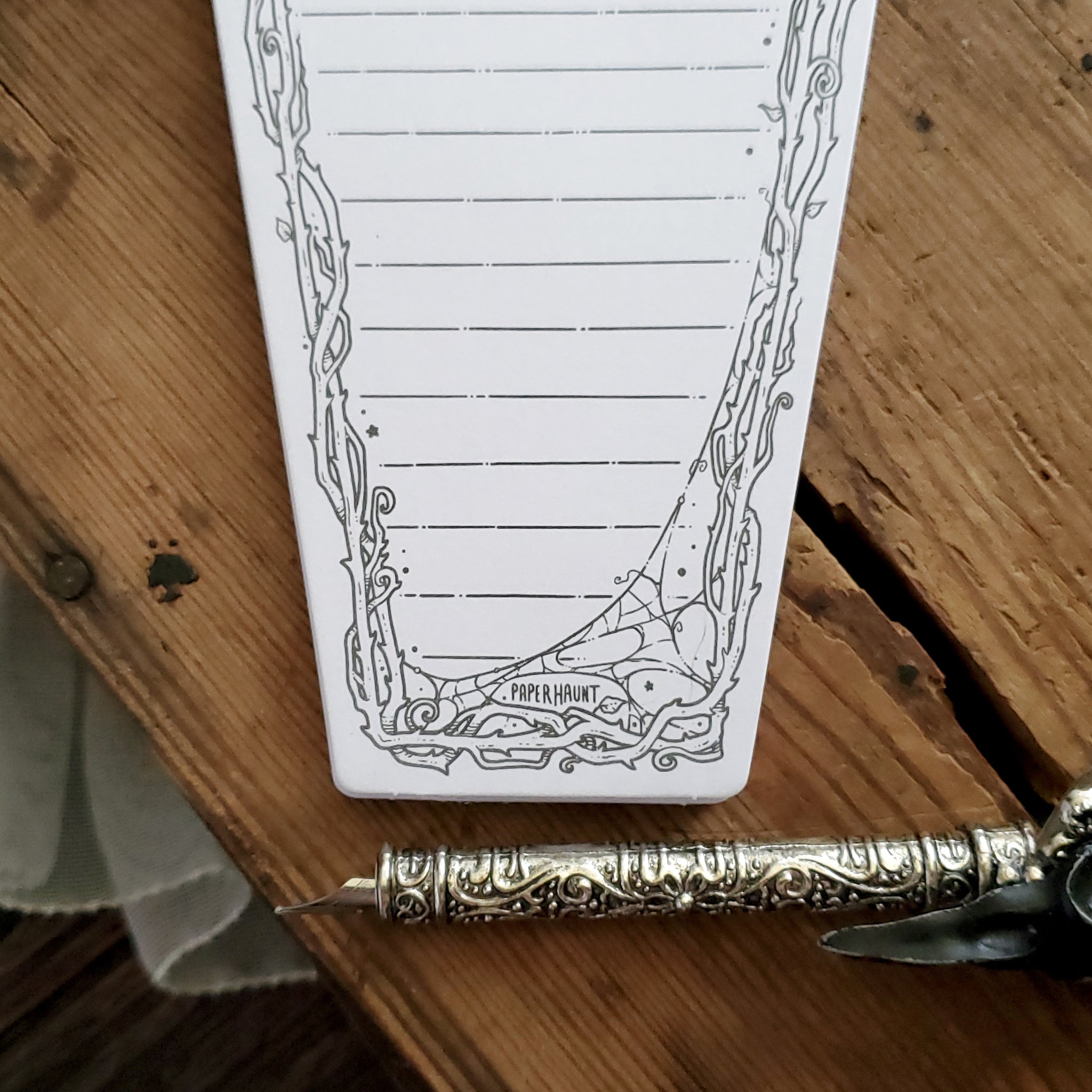 Dark Forest Coffin Lined Notepad