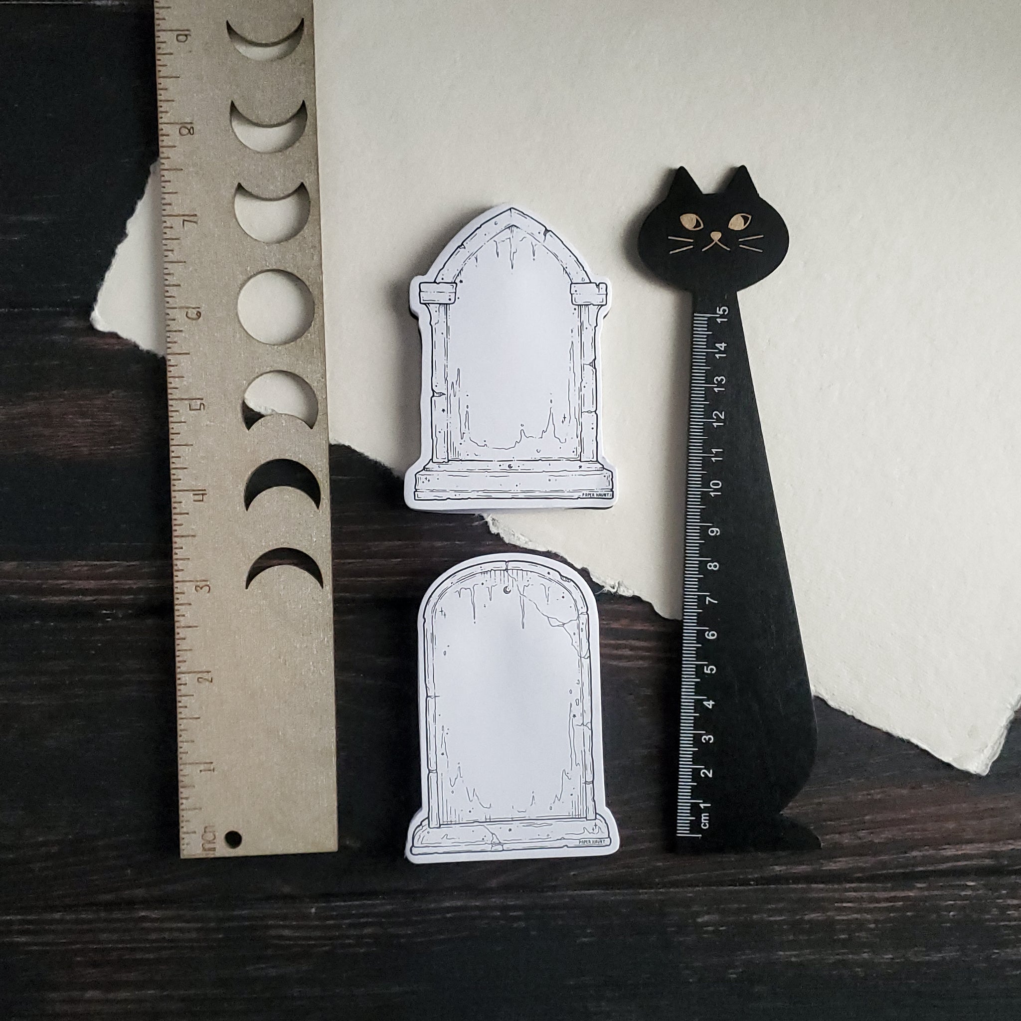 Tombstone STICKY NOTE memo Pad