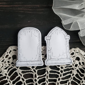 Tombstone STICKY NOTE memo Pad