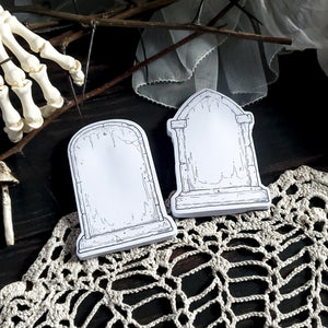 Tombstone STICKY NOTE memo Pad